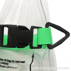 Seattle Sports Glacier Clear Dry Bag, Clear/Lime 554421046